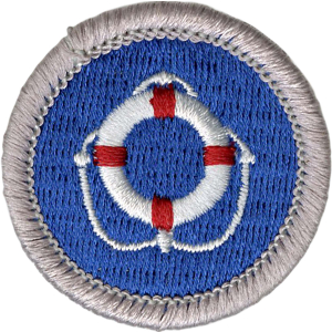 Life Saving Merit Badge Emblem