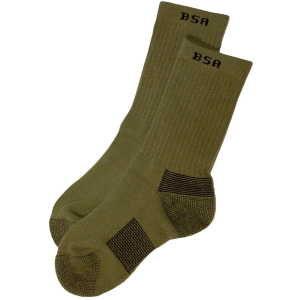 Scouts BSA Uniform Socks in Uniform Green with moisture-wicking capability.