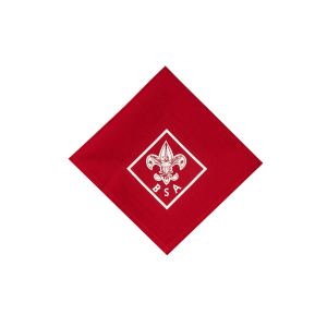 BSA Universal Emblem Printed Neckerchief, Red