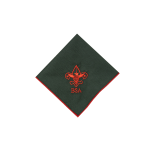 BSA Universal Emblem Embroidered Neckerchief, Green