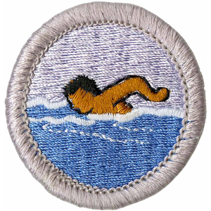 Swimming Merit Badge Emblem