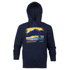 Keeping It Reel Hoodie, Navy - Adult S-XL