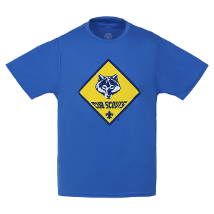 Cub Scout Performance Tee, Royal Blue - Youth S-XL