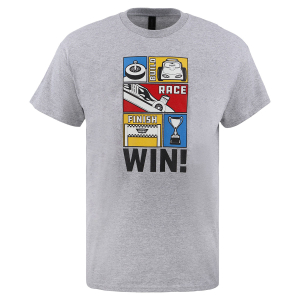 Pinewood Derby Build, Race, Win Tee - Youth S-XL