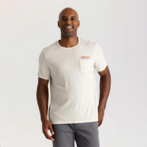 Free Fly Lazy Tides Pocket Tee, Heather Birch - Men's S-2XL